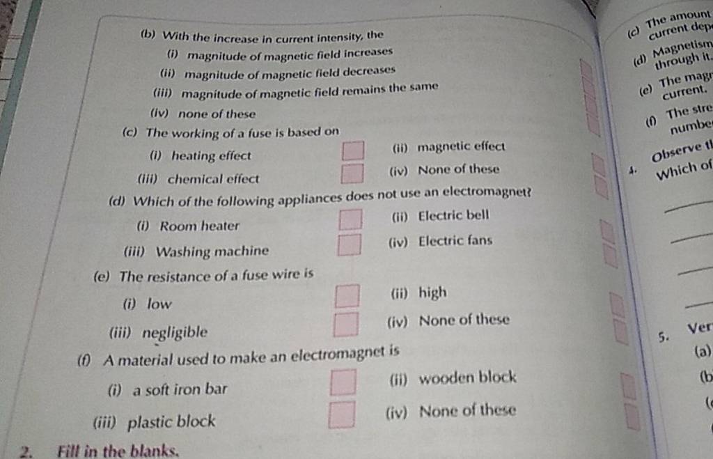 The resistance of a fuse wire is Filo