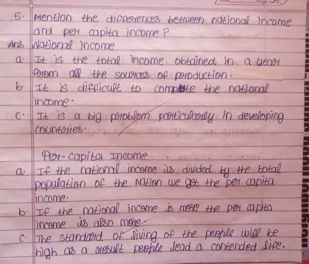 5-mention-the-differences-between-national-income-and-per-capita-income