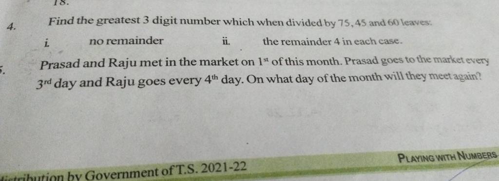 4-find-the-greatest-3-digit-number-which-when-divided-by-75-45-and-60-le