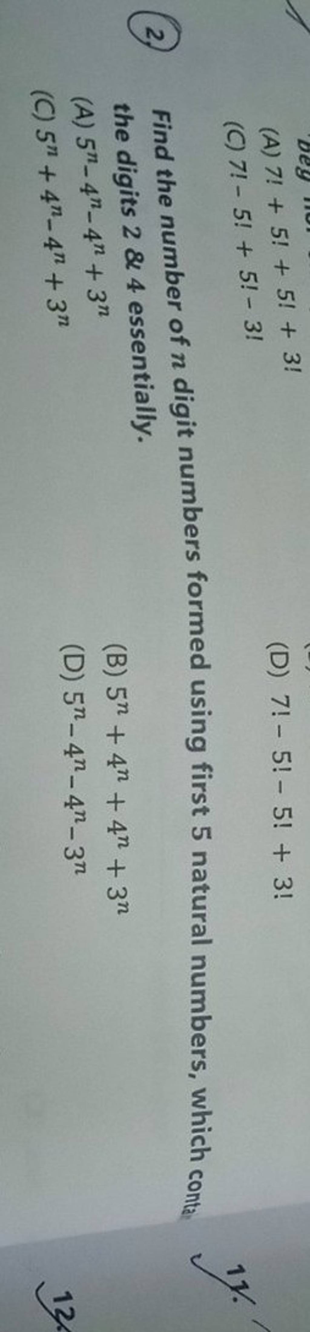 2-find-the-number-of-n-digit-numbers-formed-using-first-5-natural-number