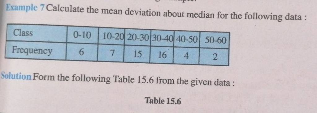 Solved For the data shown on the following table, determine