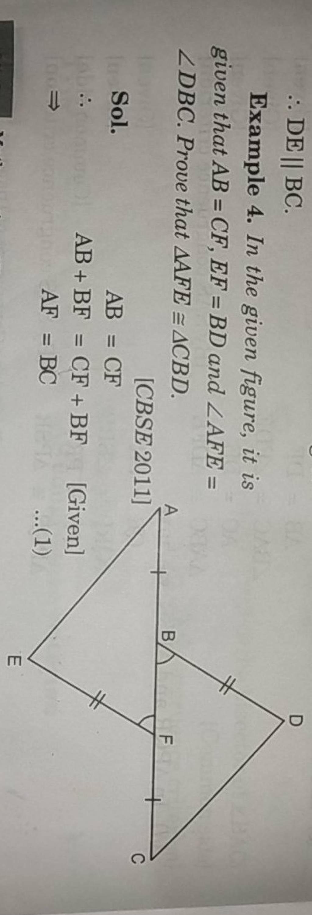 de-bc-example-4-in-the-given-figure-it-is-given-that-ab-cf-ef-bd-and