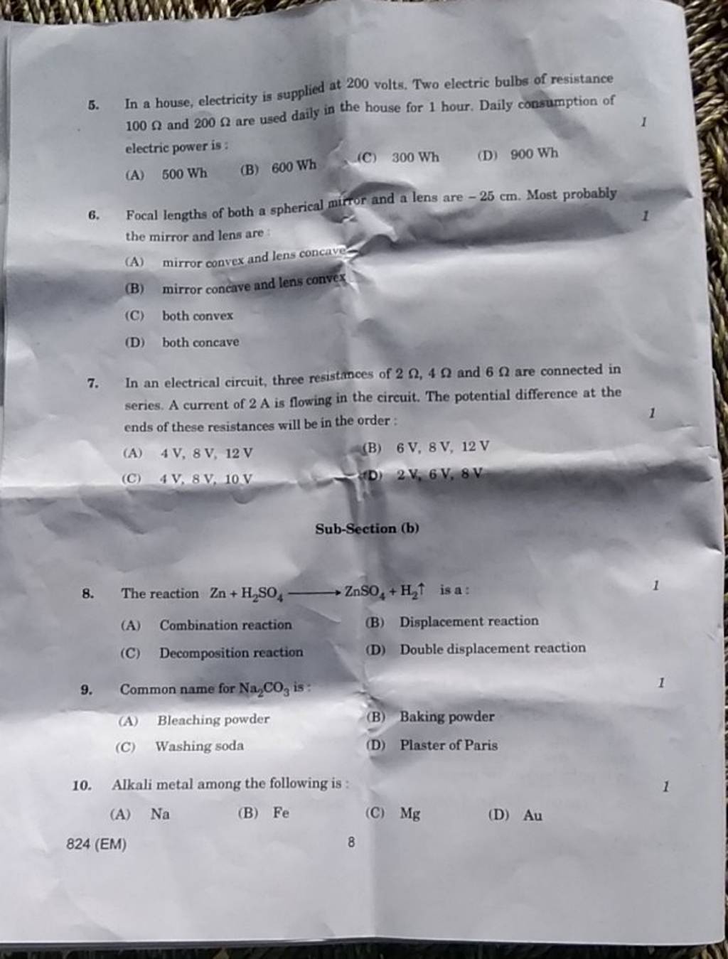 The Reaction Zn H2 SO4 ZnSO4 H2 Is A Filo the-reaction-zn-h2-so4-znso4-h2-is-a-filo