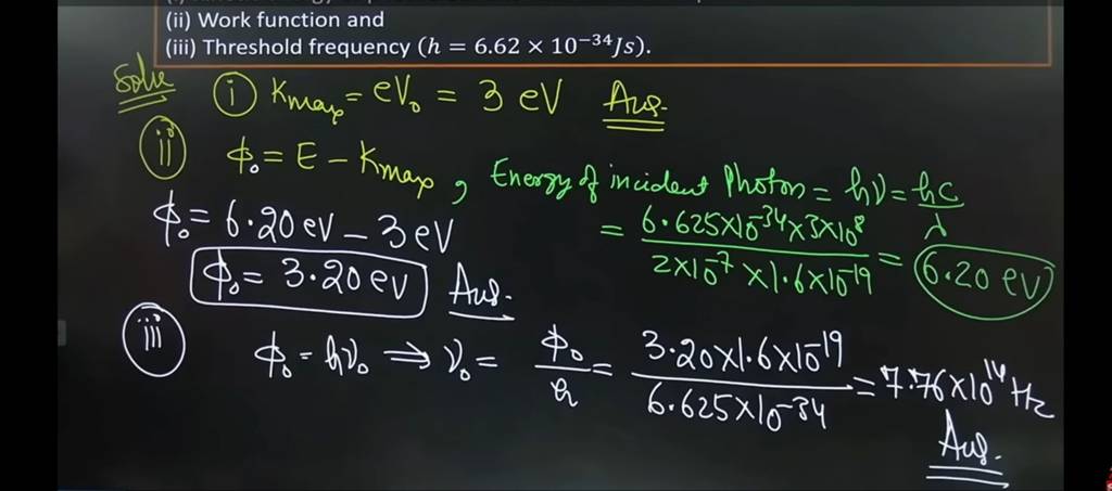 ii-work-function-and-iii-threshold-frequency-h-6-62-10-34js-solve