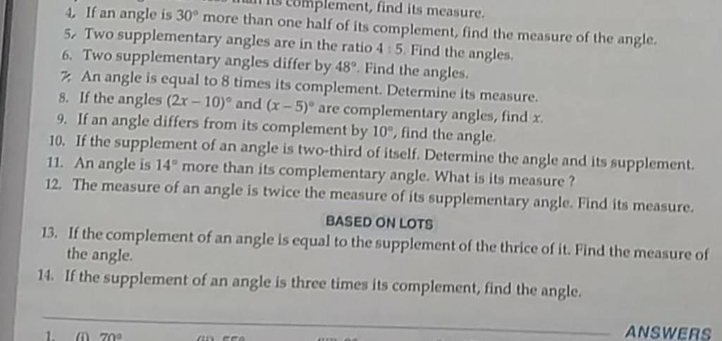 4-if-an-angle-is-30-more-than-one-half-of-its-complement-find-the-meas