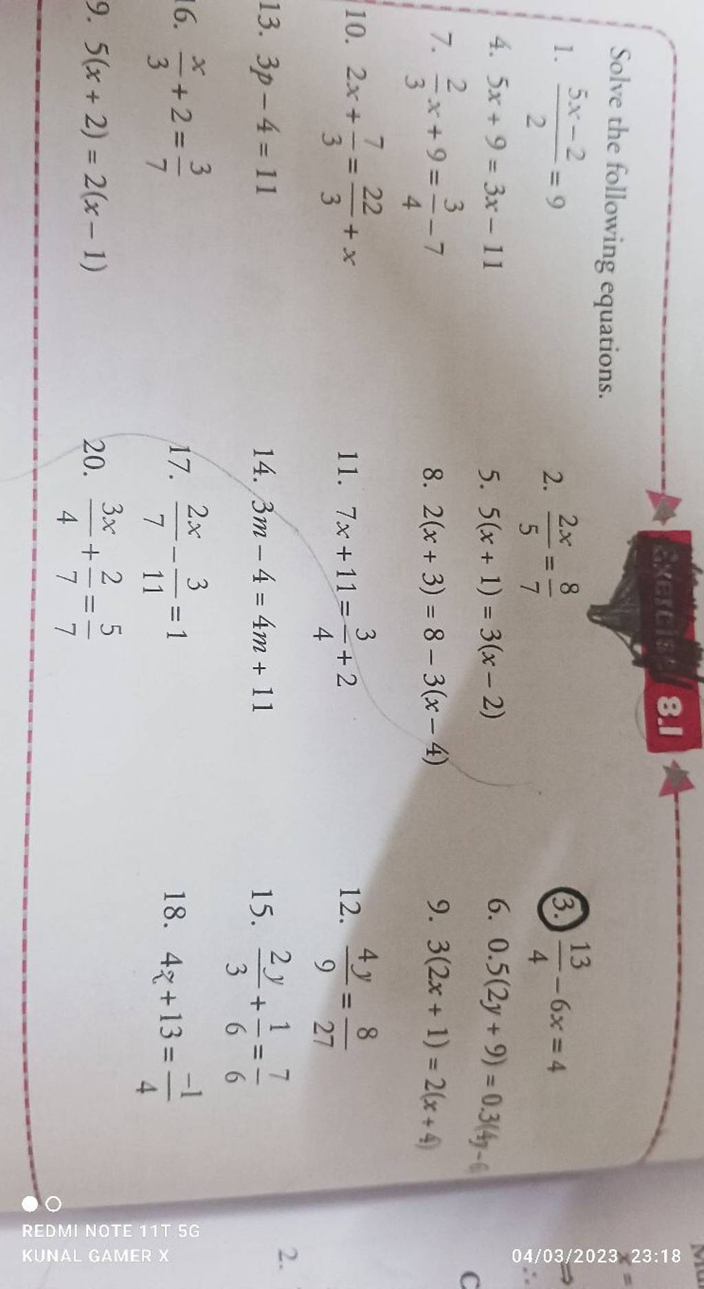 Solve The Following Equations 1 25x 2 9 2 52x 78 3 413 6x 4 4 common-toner-cartridge-problems-and-how-to-solve-them
