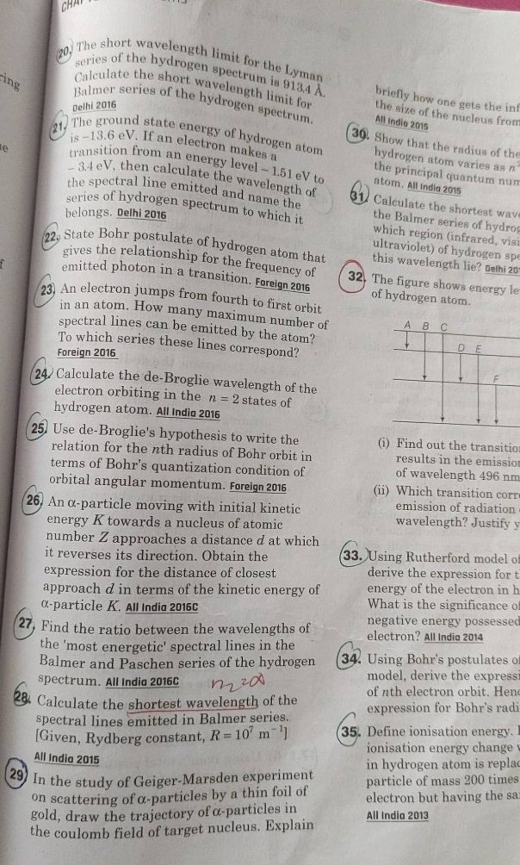 e-n-the-short-n-t-wavelength-limit-for-the-lyman-n-series-of-the-hydrogen-spect