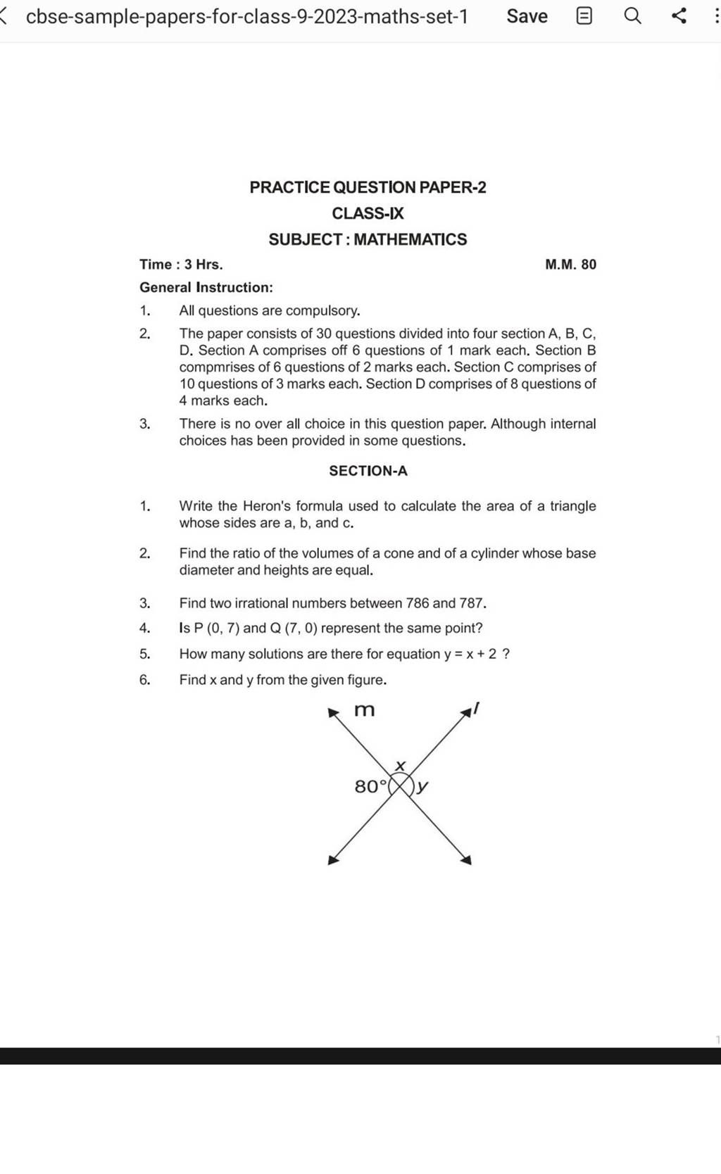 std 9 maths assignment solutions 2023