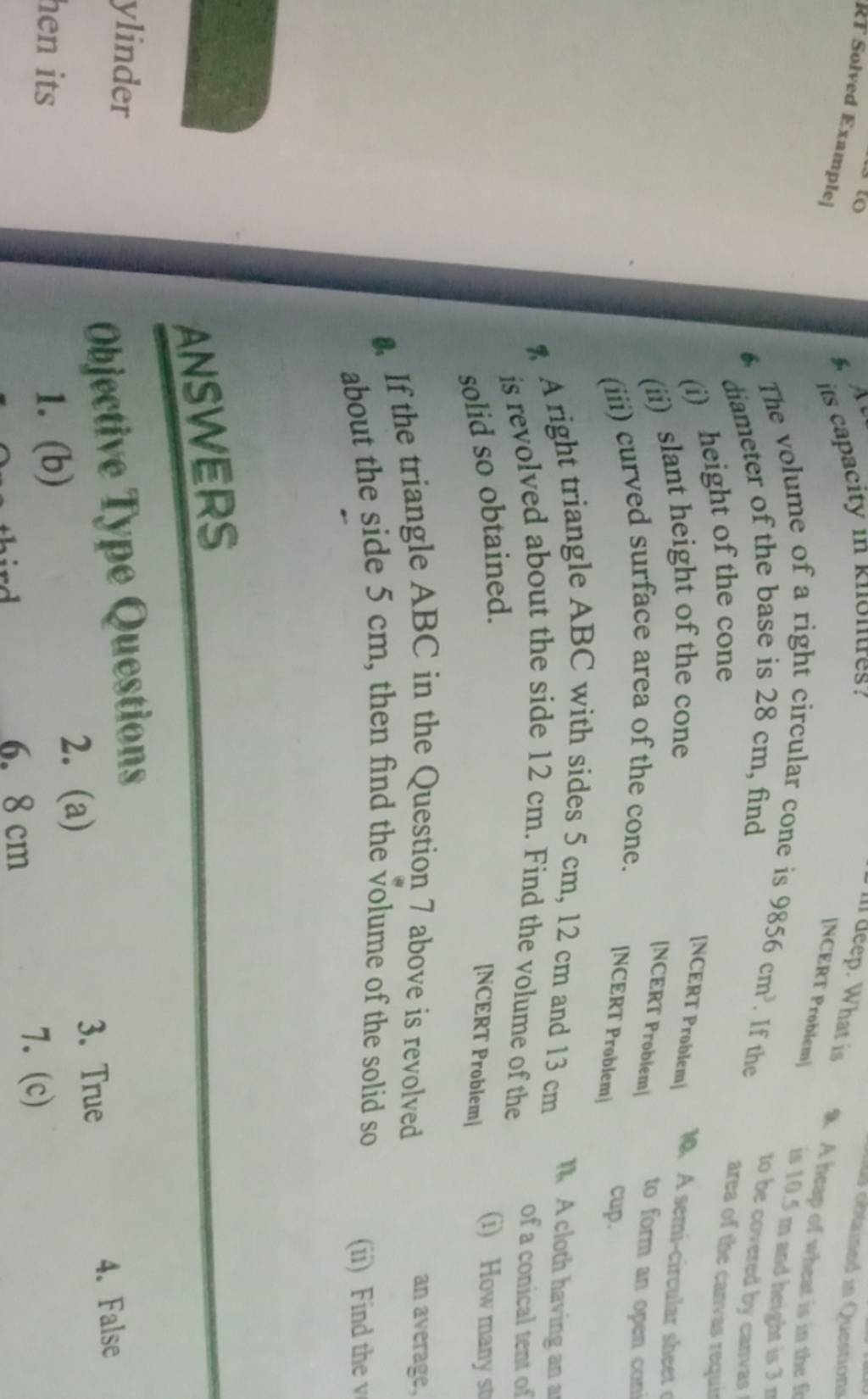 the-volume-of-a-right-circular-cone-is-9856-cm3-if-the-diameter-of-the-b