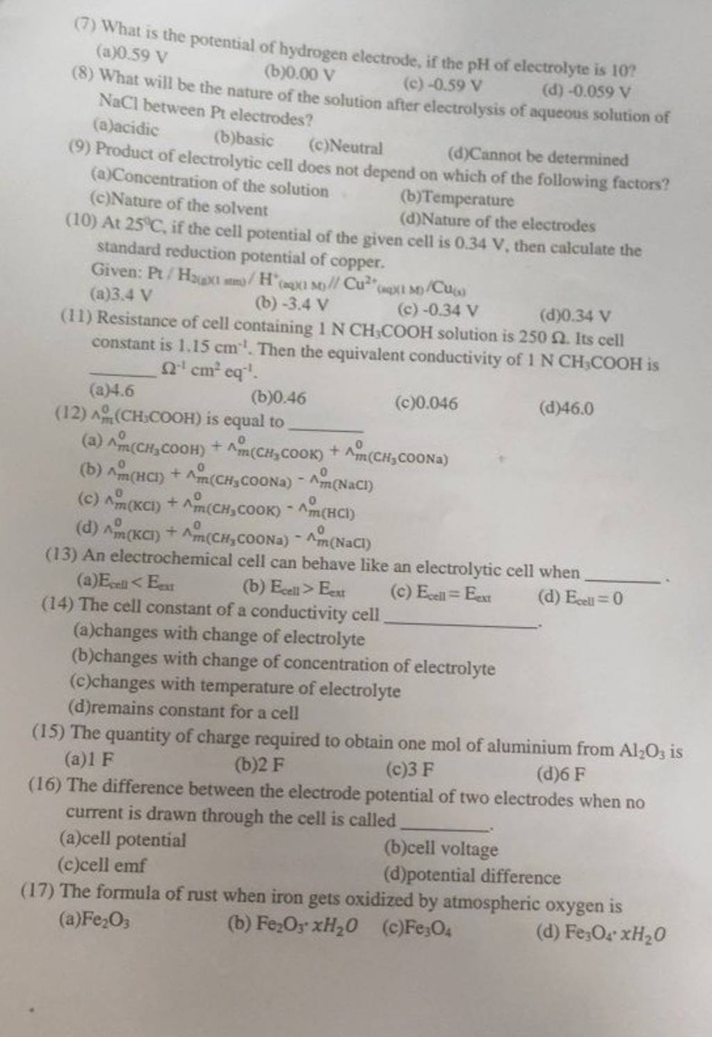 what-is-the-potential-of-hydrogen-electrode-if-the-ph-of-electrolyte-is