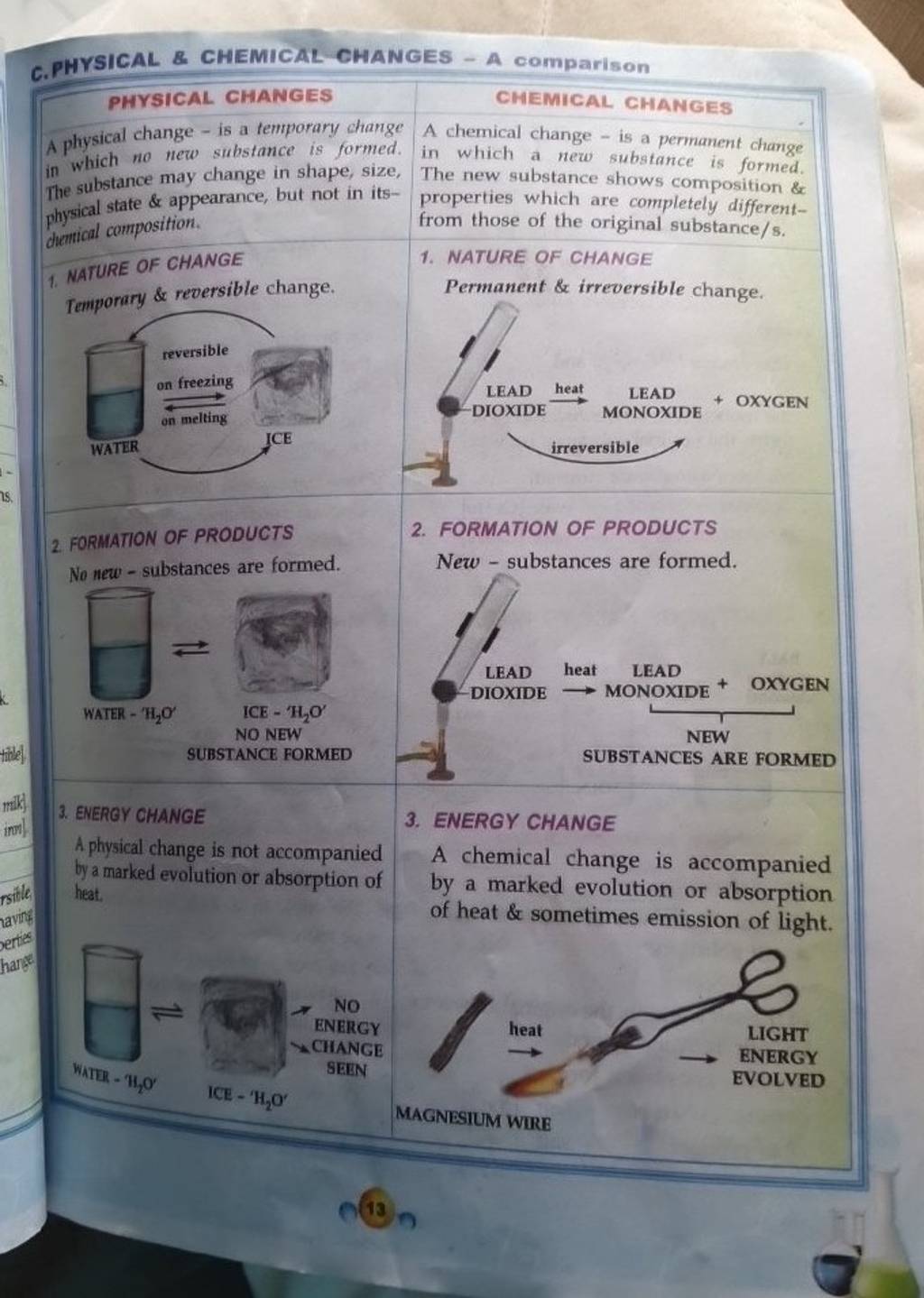 c-physical-b-chemical-changes-a-comparison-physical-changes-cmemical-c