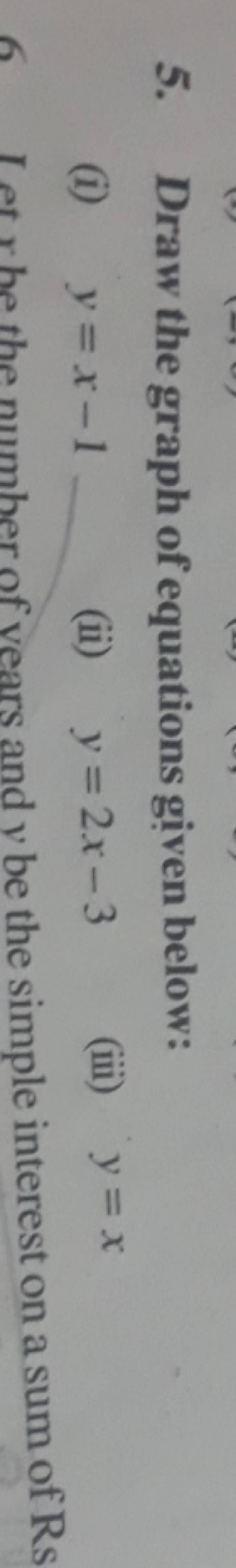Graph Of Equations Graph Of Equations