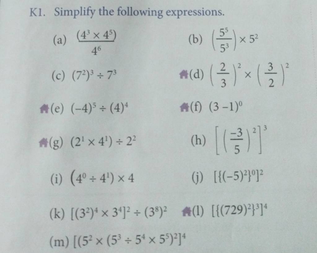 K1 Simplify The Following Expressions a 46 43 45 b 5355 52 c k1-simplify-the-following-expressions-a-46-43-45-b-5355-52-c