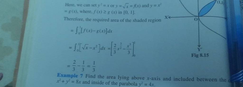 Here We Can Set Y2 X Or Y X F X And Y X2 G X Where F X ≥g X In [0