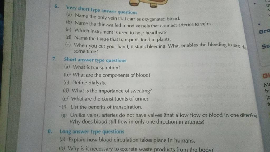 Unlike veins, arteries do not have valves (that allow flow of blood in o..