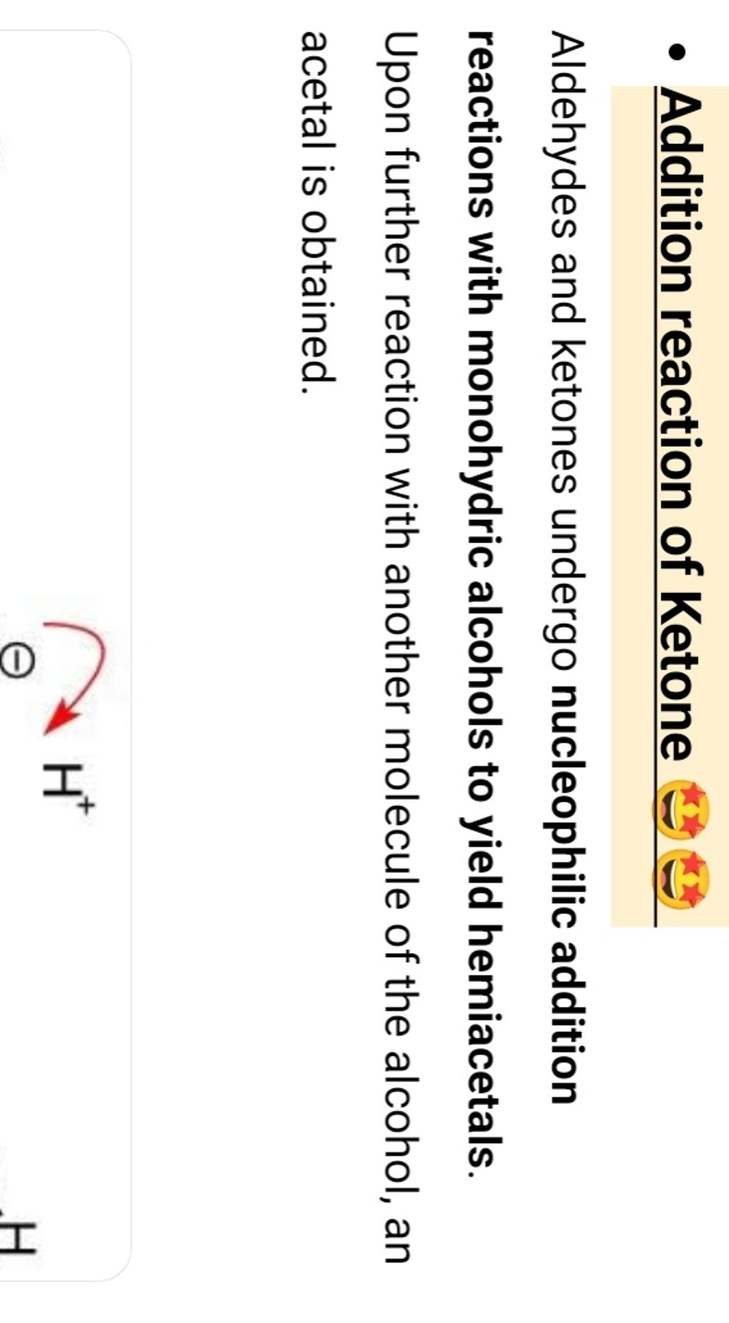  Addition reaction of Ketone Aldehydes and ketones undergo nucleophilic