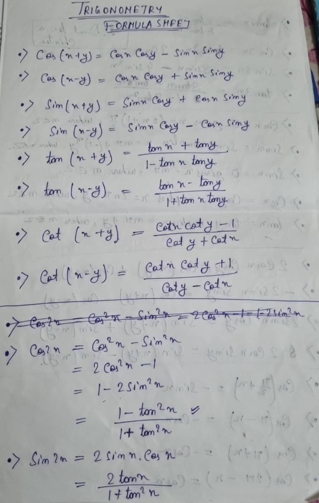 trigonometry-formula-sheet-cos-x-y-cosxcosy-sinxsiny-cos-x-y-cosx