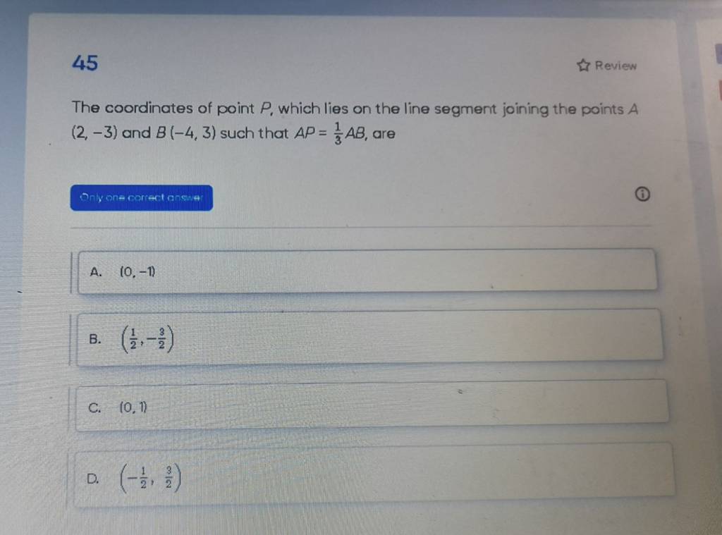 45-review-the-coordinates-of-point-p-which-lies-on-the-line-segment-join