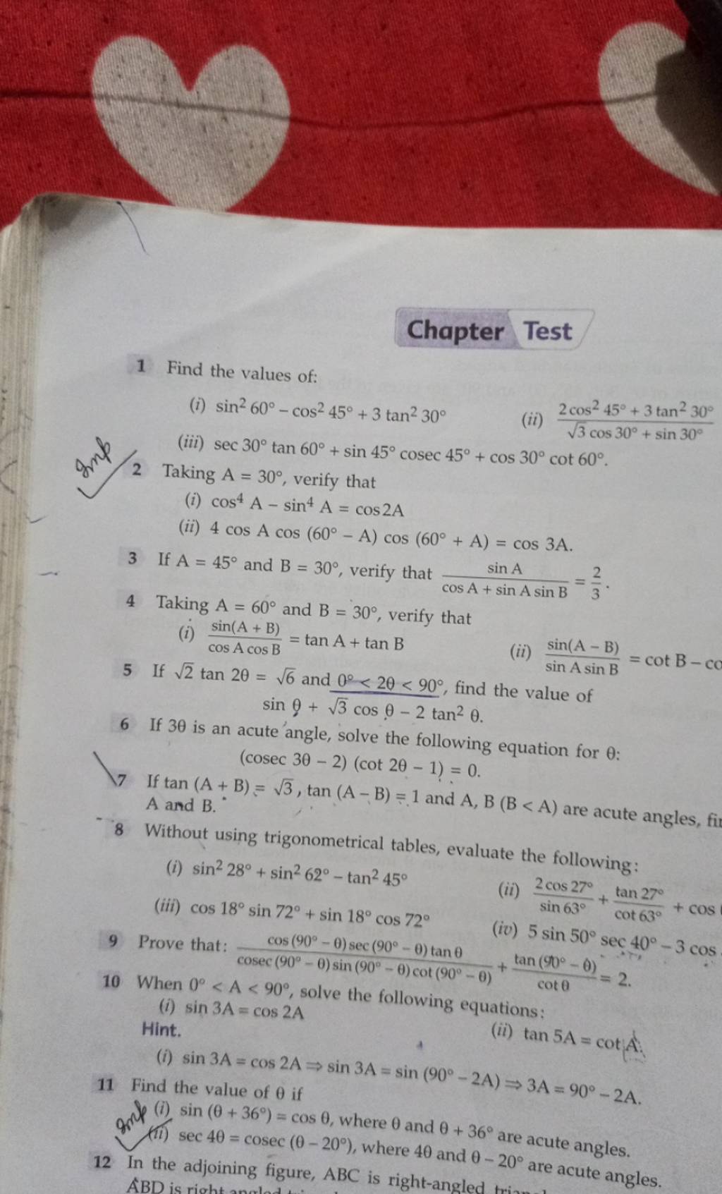 chapter-test-1-find-the-values-of-i-sin260-cos245-3tan230-ii-3-co