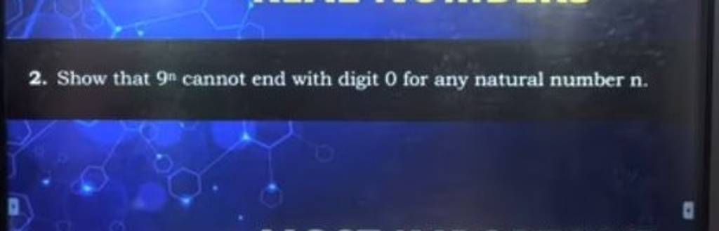 the number 5n cannot end with the digit 0