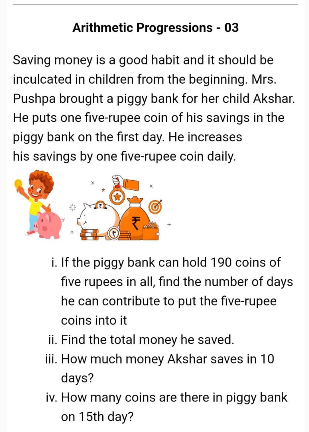 Why Do We Put Money into Piggy Banks?