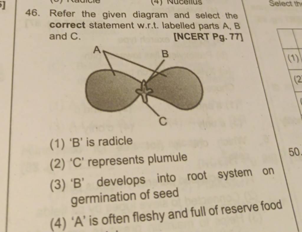 Refer The Given Diagram And Select The Correct Statement W R T Labelled