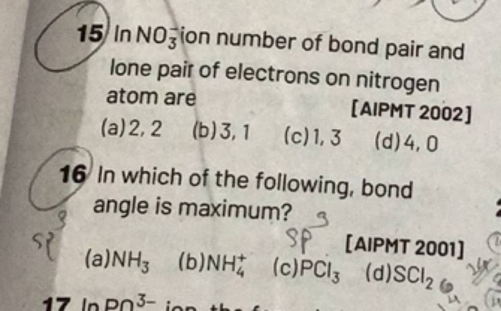 total number of lone pair electrons in n2o3