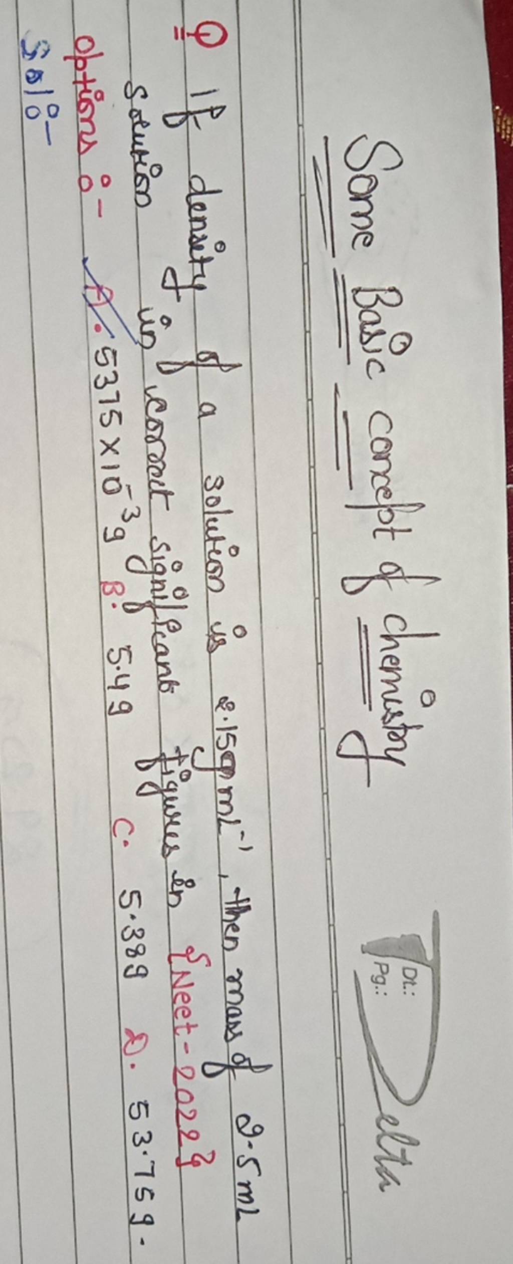 Some Basic Concept Of Chemistry Q If Density Of A Solution Is 2 15 G ML 1 some-basic-concept-of-chemistry-q-if-density-of-a-solution-is-2-15-g-ml-1