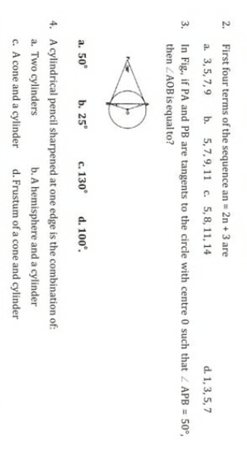 2 First Four Terms Of The Sequence An 2n 3 Are A 3 5 7 9 B 5 7 9 11 C 2-first-four-terms-of-the-sequence-an-2n-3-are-a-3-5-7-9-b-5-7-9-11-c