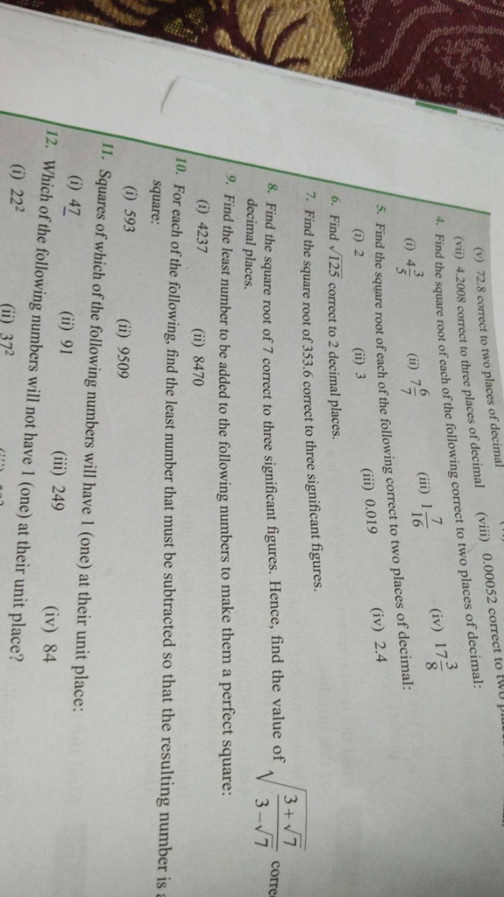 find-125-correct-to-2-decimal-places-7-find-the-square-root-of-353-6-c