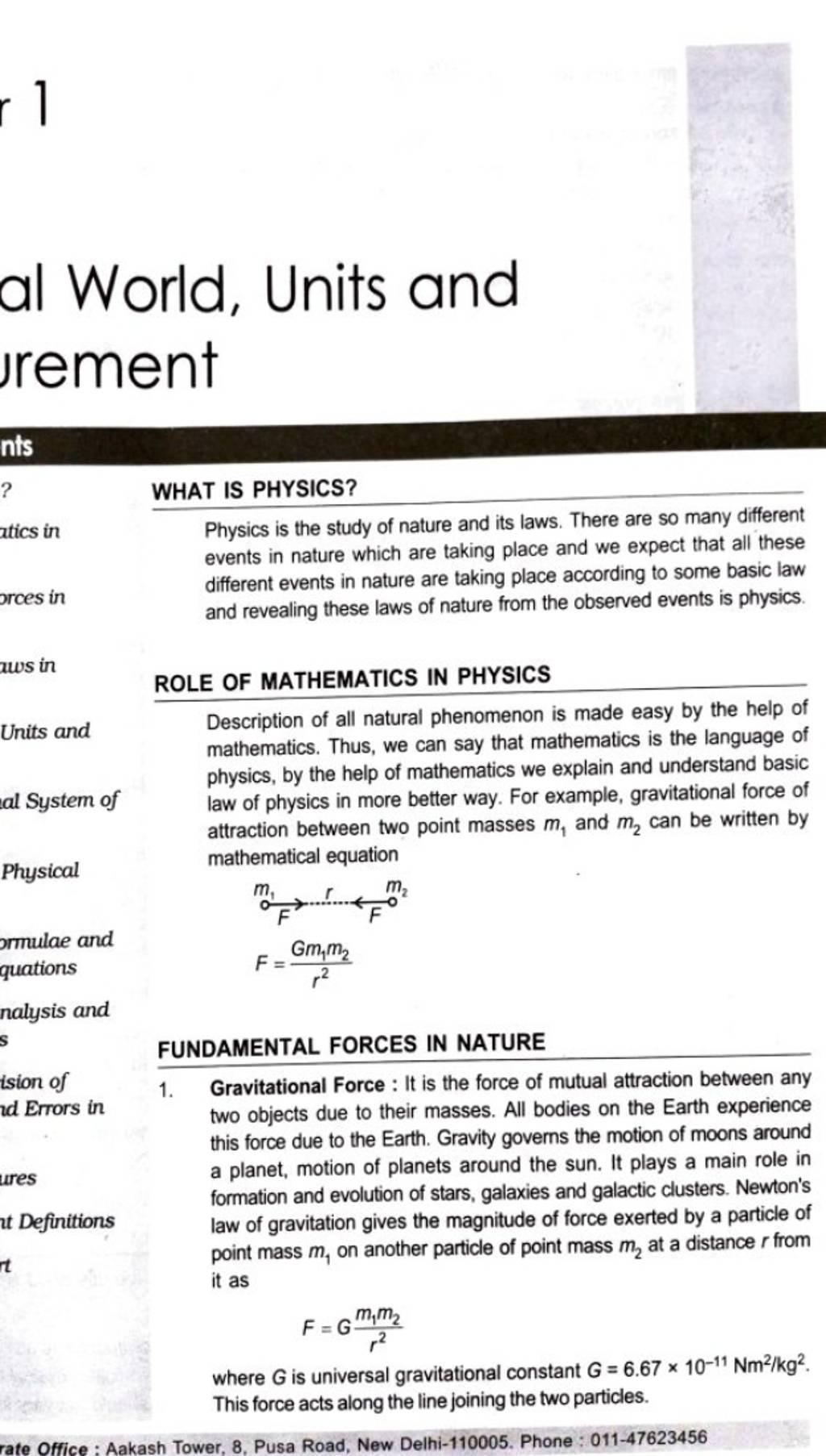 al World, Units and srement WHAT IS PHYSICS? Physics is the study of natu..