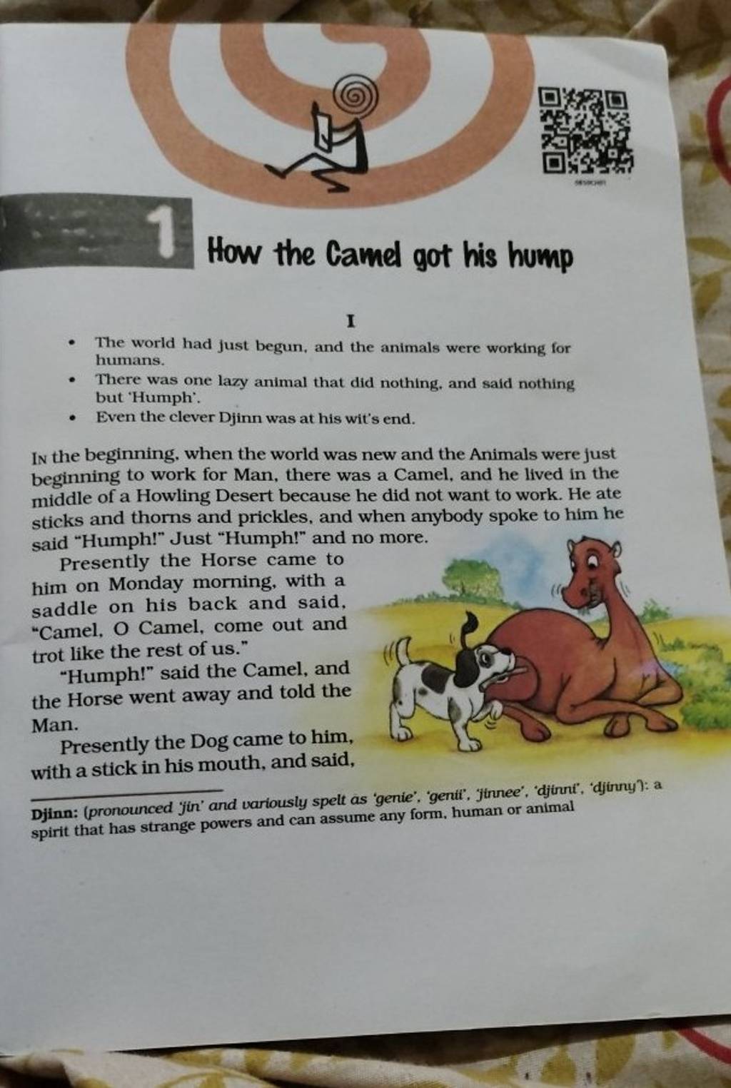 How the Camel got his hump I - The world had just begun, and the animals