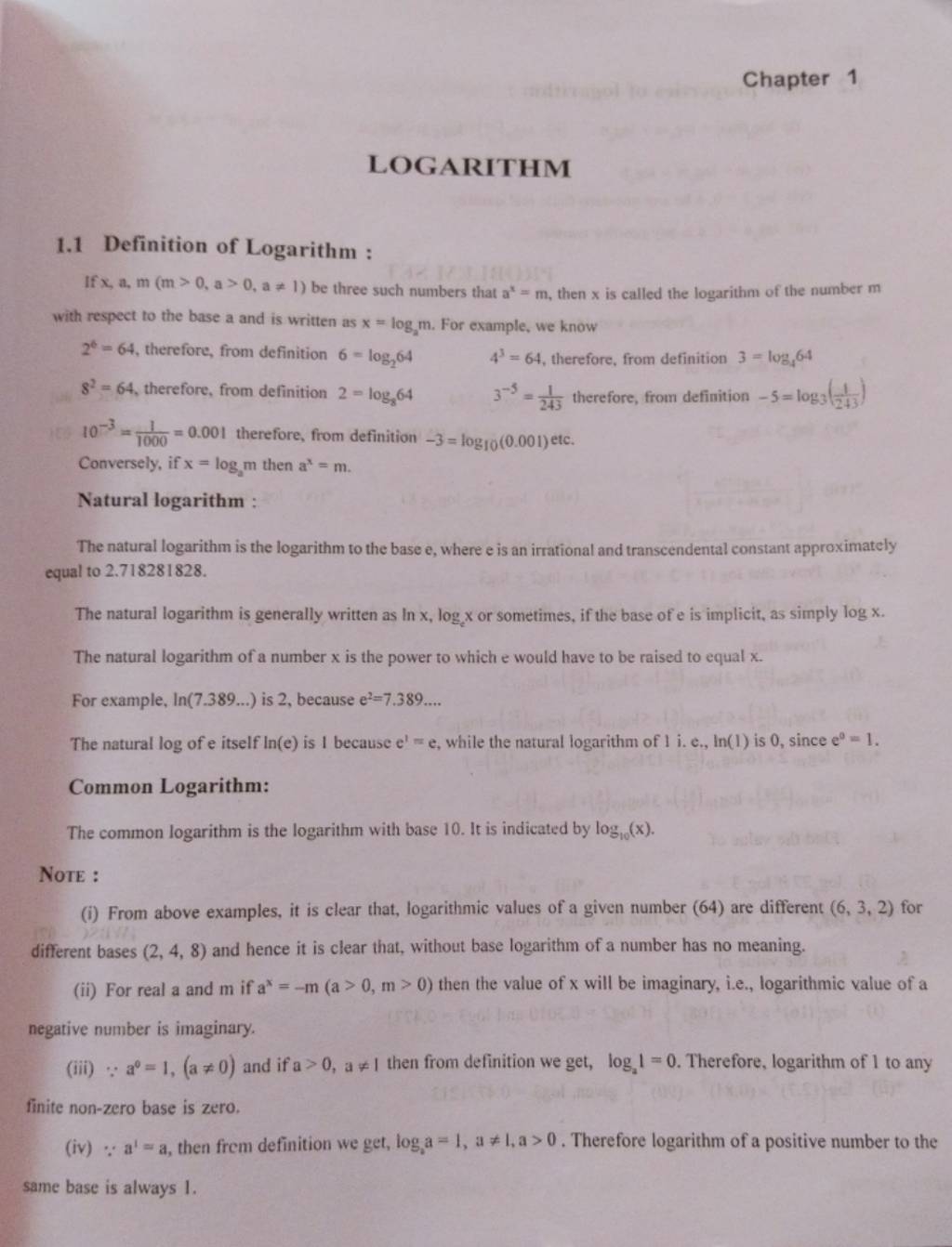 chapter-1-logarithm-1-1-definition-of-logarithm-if-x-a-m-m-0-a-0-1