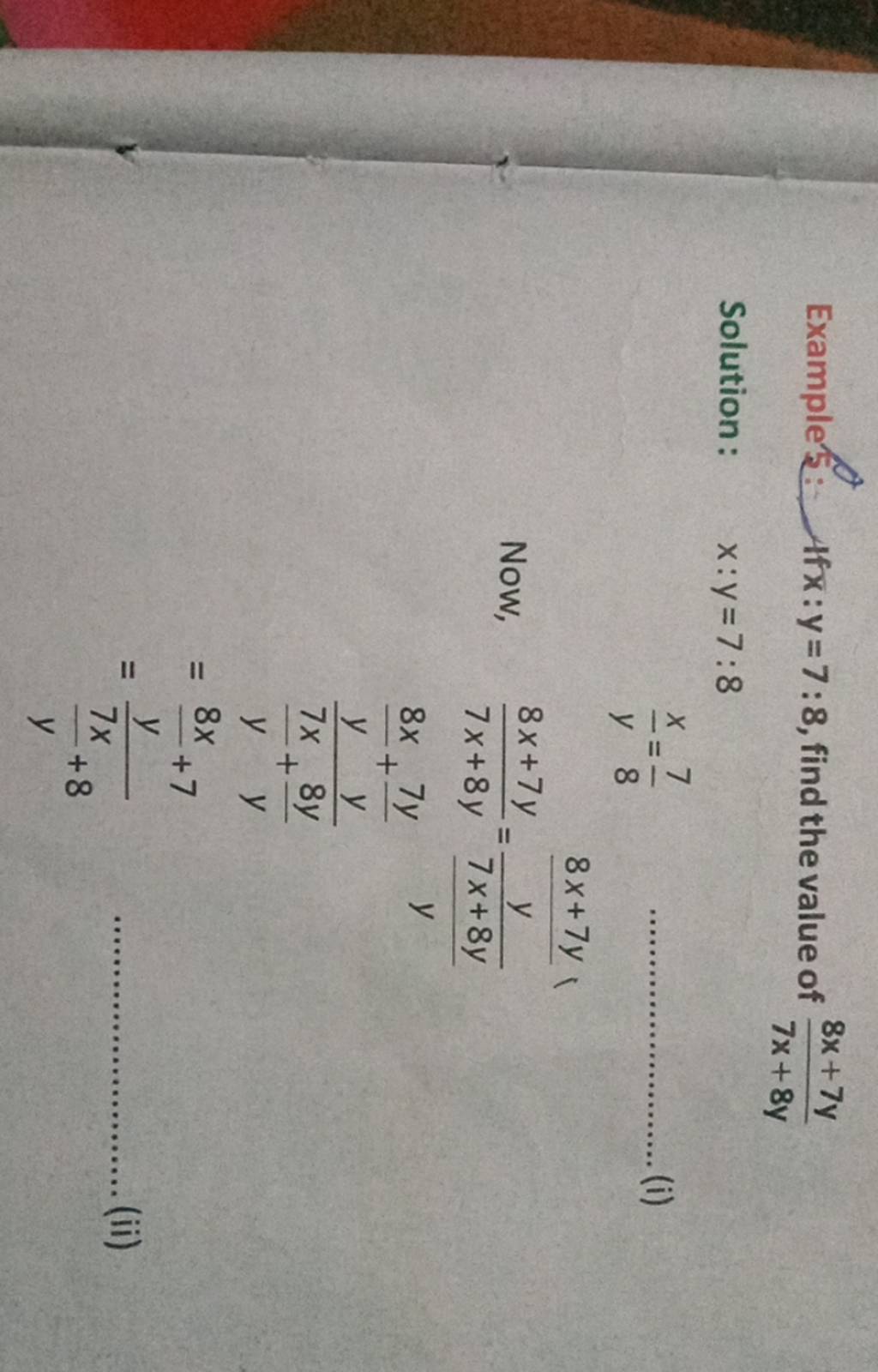 example5-4fx-y-7-8-find-the-value-of-7x-8y8x-7y-solution-x-y-7-8-yx
