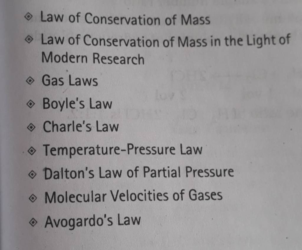 define the law of conservation of mass class 11th