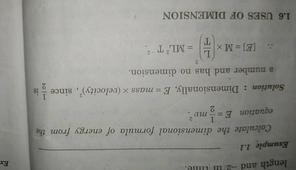 example-1-1-calculate-the-dimensional-formula-of-energy-from-the-equation