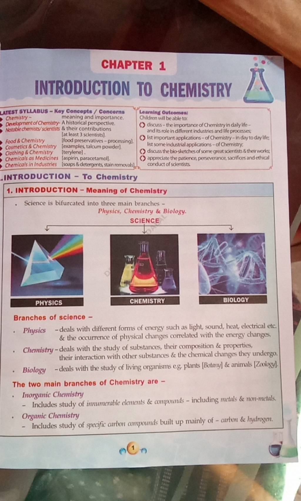 introduction to chemistry assignment