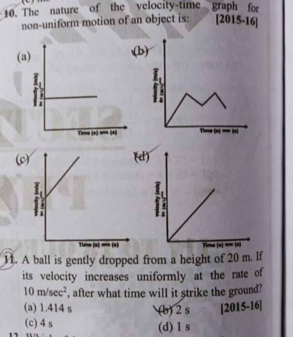 10-the-nature-of-the-velocity-time-graph-for-non-uniform-motion-of-an-ob