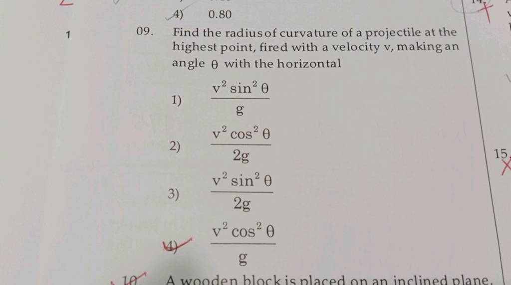 1-09-find-the-radius-of-curvature-of-a-projectile-at-the-highest-point