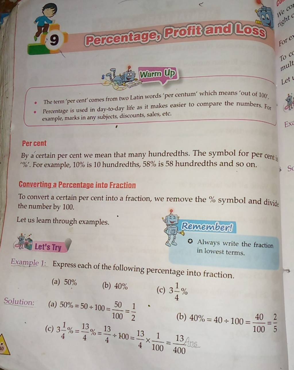 The Term per Cent Comes From Two Latin Words per Centum Which Means 10th-maths-how-to-get-centum-in-maths-paper-presentation-easy-way-to