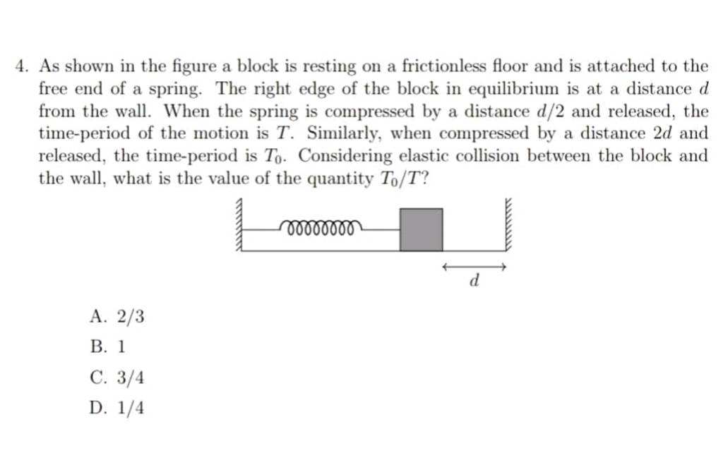 As Shown In The Figure A Block Is Resting On A Frictionless Floor And Is