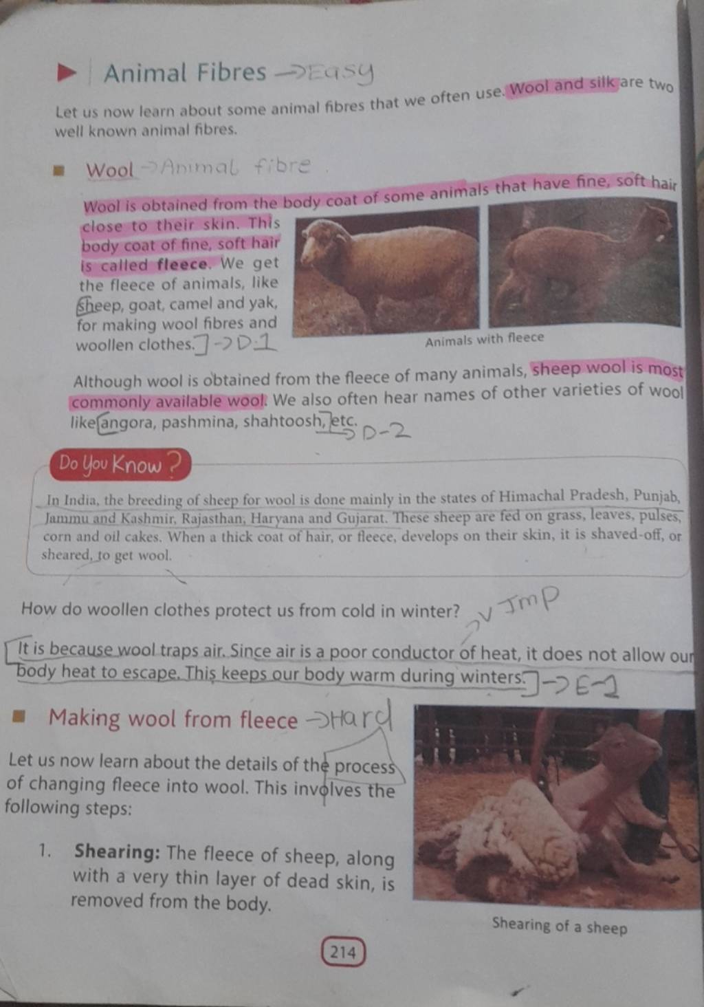 Animal Fibres → Eqsy Let us now learn about some animal fibres that we of..