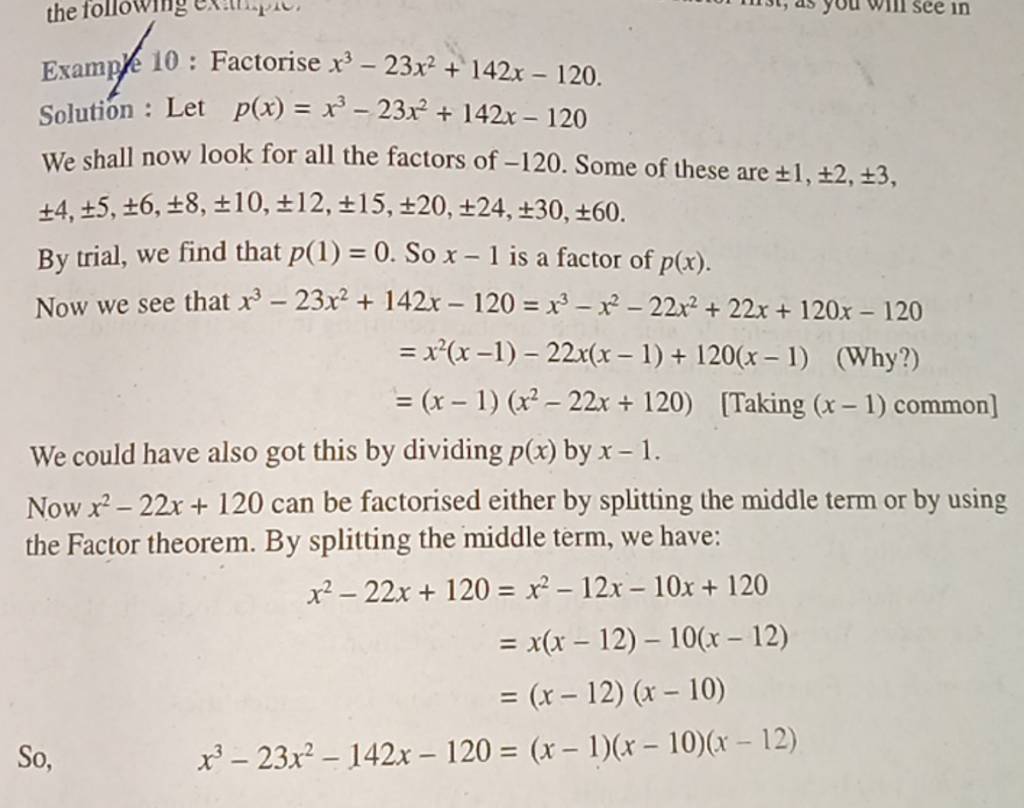 example-10-factorise-x3-23x2-142x-120-solution-let-p-x-x3-23x2-142x