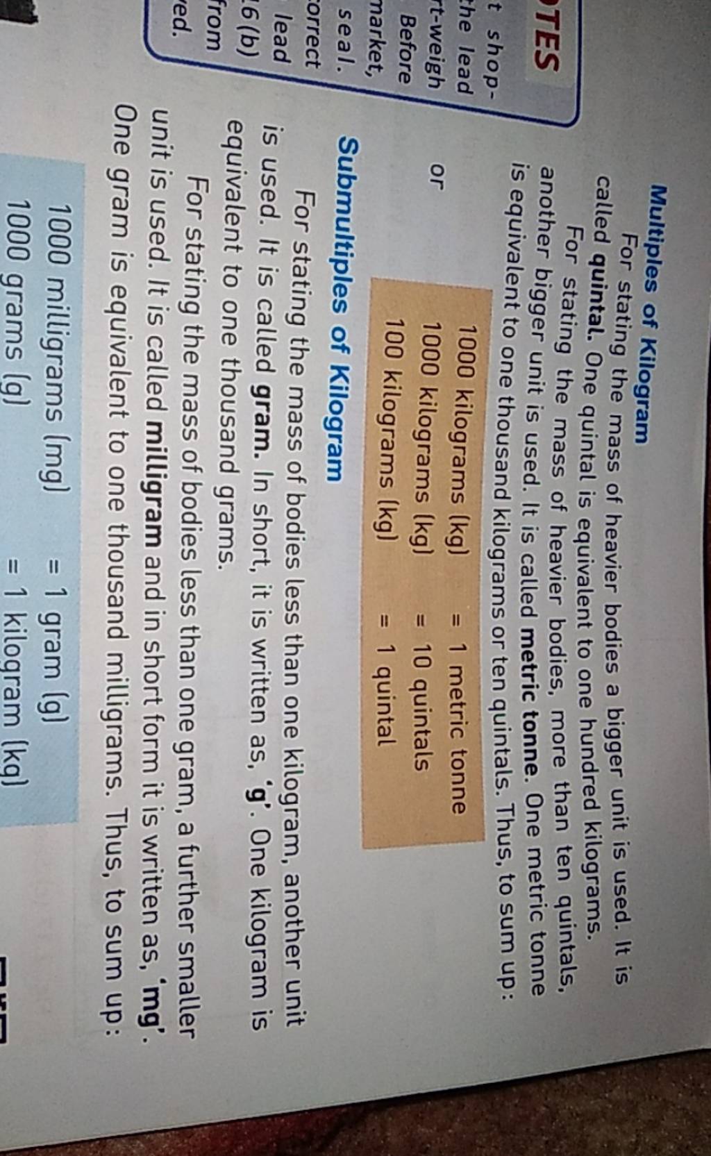 multiples-of-kilogram-for-stating-the-mass-of-heavier-bodies-a-bigger-uni