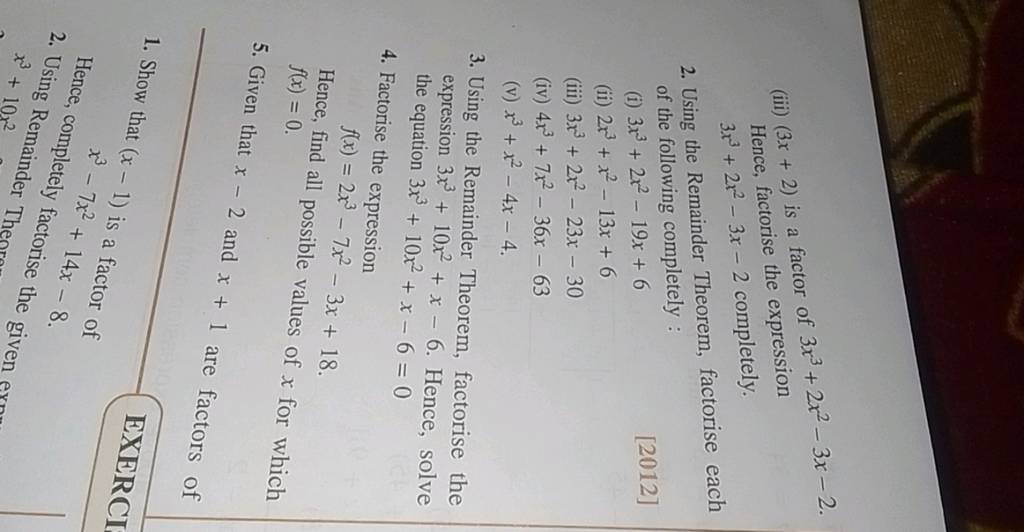 iii-3x-2-is-a-factor-of-3x3-2x2-3x-2-hence-factorise-the-expression