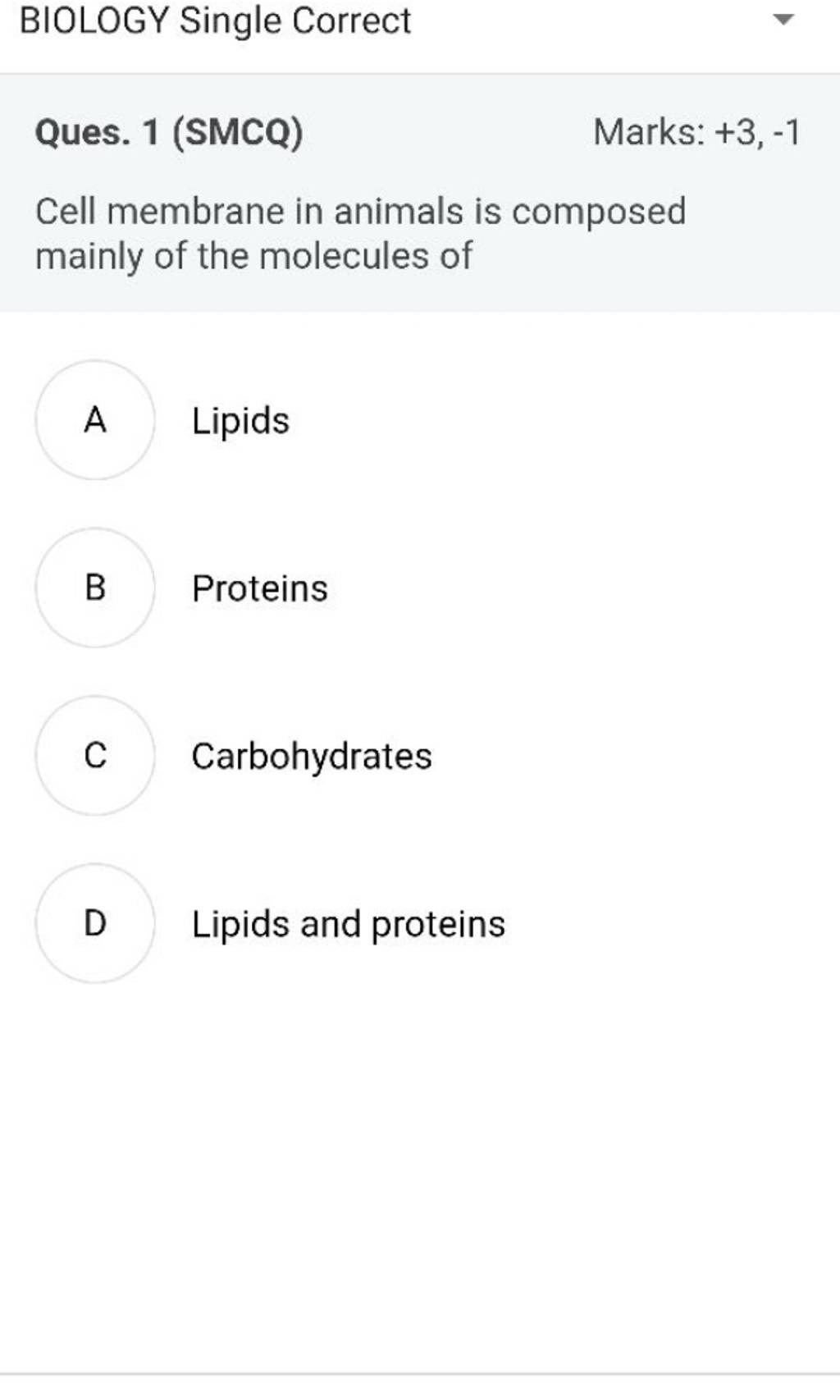 Cell Membrane In Animals Is Composed Mainly Of The Molecules Of Filo