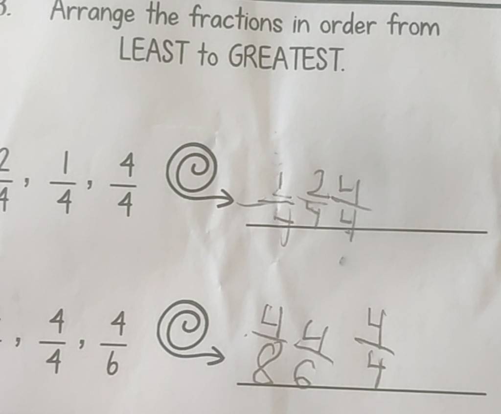 Arrange The Fractions In Order From LEAST To GREATEST 42 41 44 1 21 ordering-fractions-worksheets-math-monks