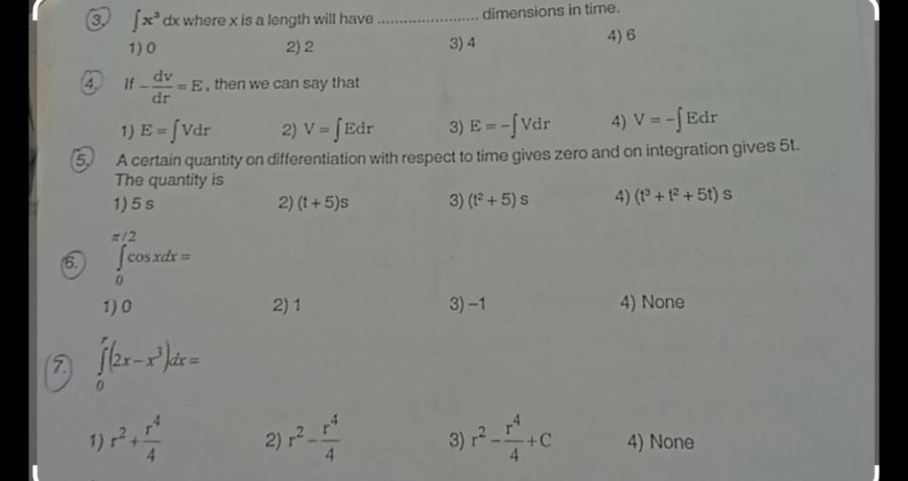 3-x3dx-where-x-is-a-length-will-have-dimensions-in-time-filo