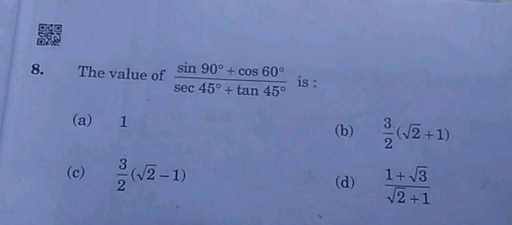 the-value-of-sec45-tan45-sin90-cos60-is-filo