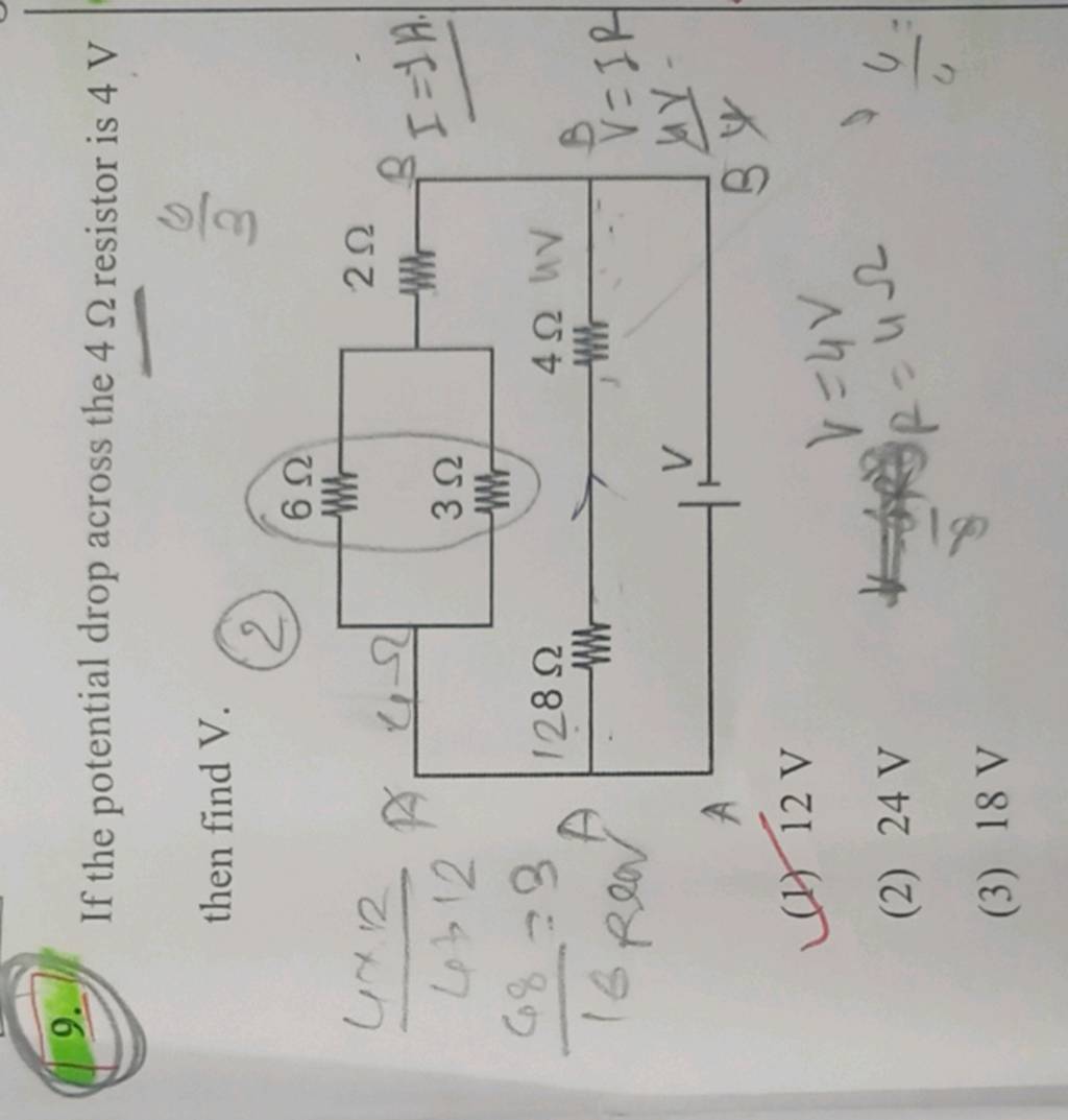 9-if-the-potential-drop-across-the-4-resistor-is-4-v-then-find-v-filo